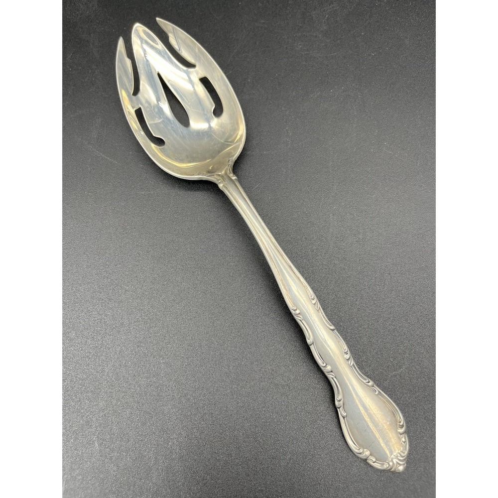Sterling Silver Andonte Pierced Tablespoon Serving Spoon By Gorham Silver